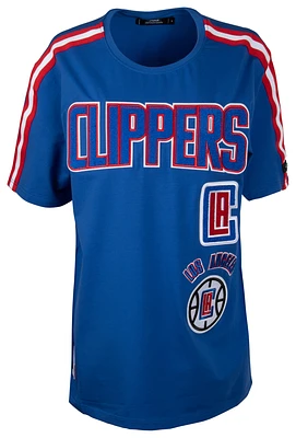 Pro Standard Clippers Retro Classic Striped T-Shirt  - Men's