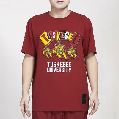 Pro Standard Mens Tuskegee Homecoming T-Shirt - Red/Red