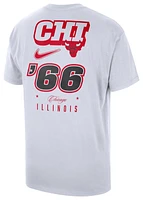 Nike Mens Chicago Bulls Varsity Short Sleeve T-Shirt - White/Red