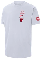 Nike Mens Chicago Bulls Varsity Short Sleeve T-Shirt - White/Red