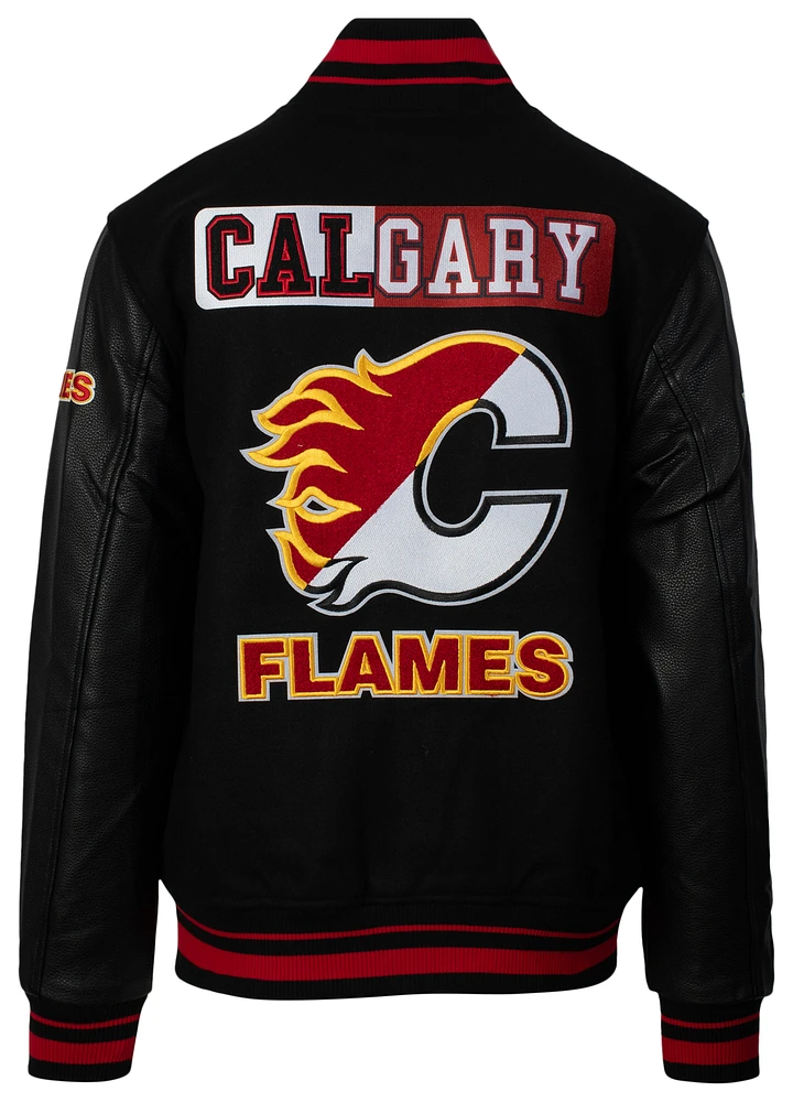 Pro Standard Blouson universitaire NHL Calgary Flames - Pour hommes