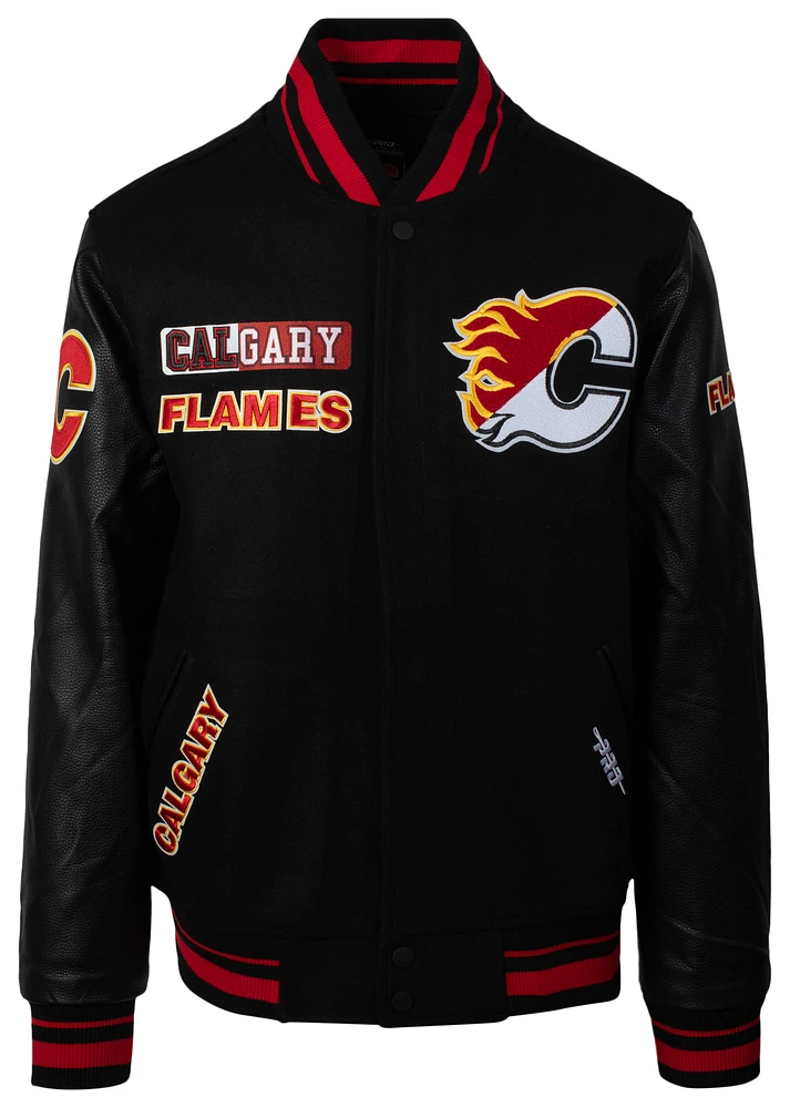 Pro Standard NHL Calgary Flames Varsity Jacket  - Men's