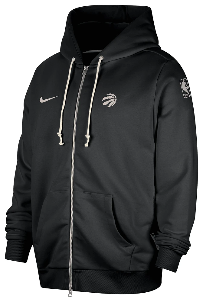 Nike Mens Toronto Raptors Dri-FIT Standard Issue Full-Zip Hoodie - Black/White