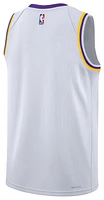 Nike Mens Los Angeles Lakers Dri-FIT Swingman Jersey - White/Purple