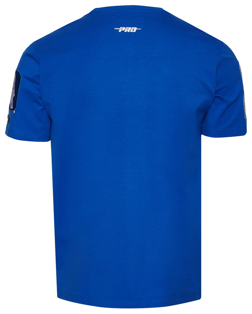 Pro Standard Mens Pro Standard Duke Stacked Logo T-Shirt - Mens Blue/Blue Size L