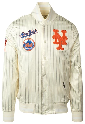 Pro Standard Blouson en satin à fines rayures MLB Mets - Pour hommes