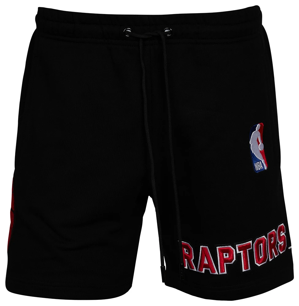 Pro Standard Raptors Fleece Classic Retro Shorts  - Men's