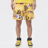 Pro Standard Lakers Toss Woven Shorts  - Men's