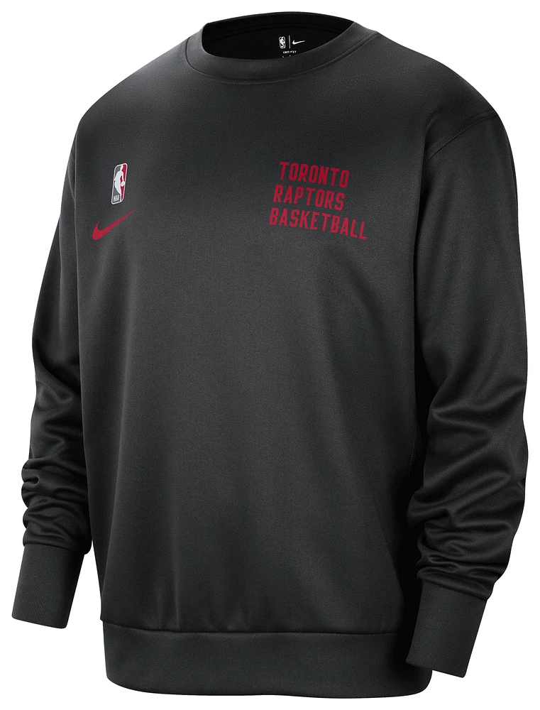 Nike Raptors Dri-Fit Spotlight Fleece Crew  - Men's