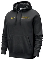 Nike Mens Los Angeles Lakers Club Pullover Fleece Hoodie - Black/Yellow