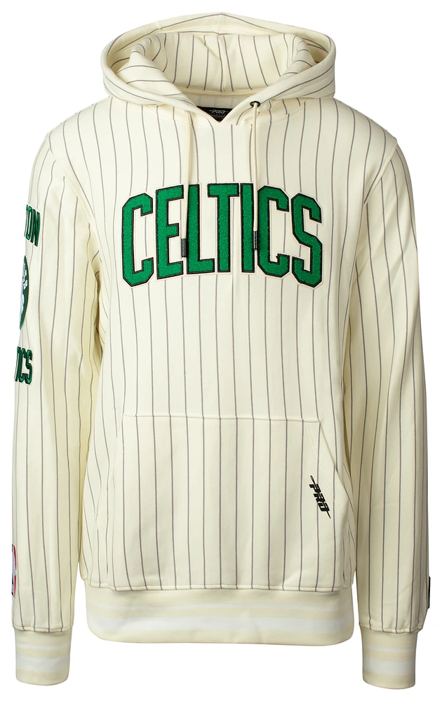 Pro Standard NBA Celtics Pinstripe PO Hoodie  - Men's