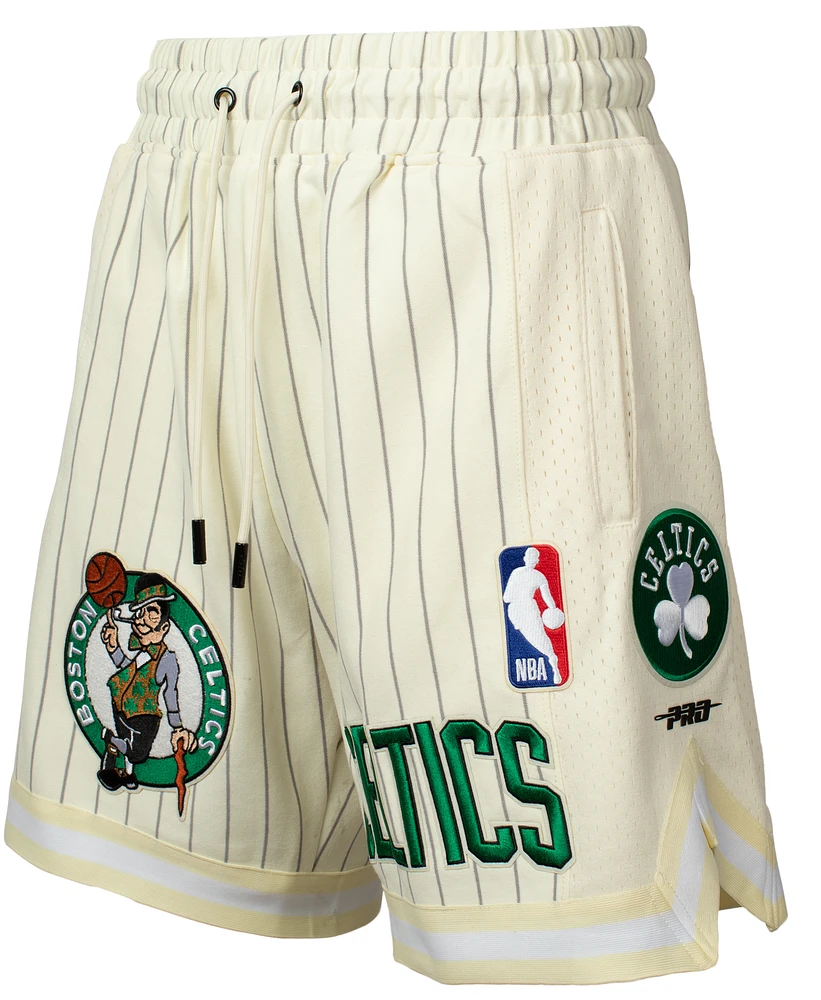 Pro Standard NBA Celtics Pinstripe 2.0 Mesh Short  - Men's