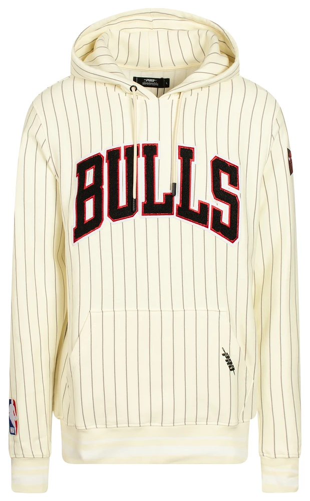 Pro Standard NBA Bulls Pinstripe PO Hoodie  - Men's