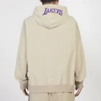 Pro Standard Lakers Woven Hybrid Full Zip Hoodie  - Men's