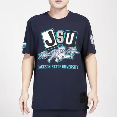 Pro Standard Mens Jackson State Homecoming T-Shirt - Navy/Navy