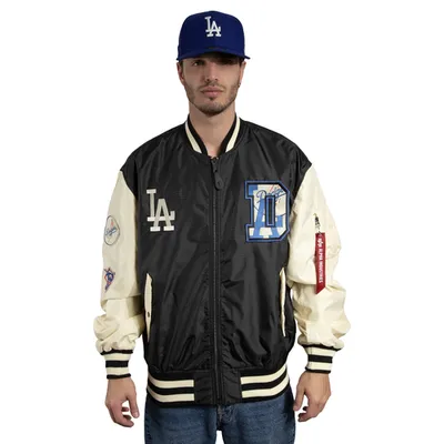 New Era x Alpha Industries Los Angeles Dodgers Bomber Jacket L