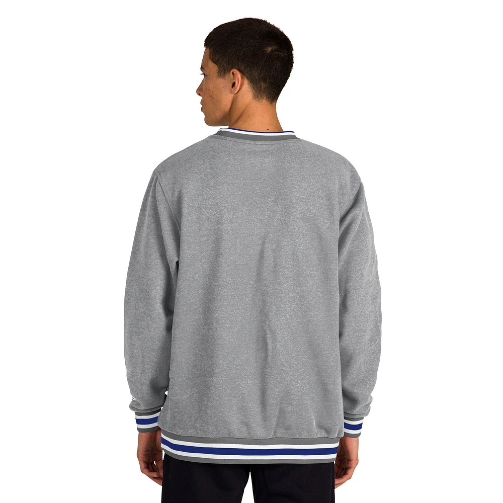 New Era Dodgers Throwback Crewneck  - Men's