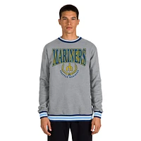 New Era Mariners Throwback Crewneck  - Men's