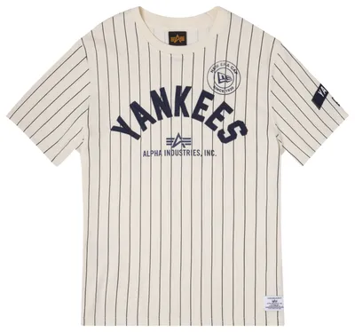 NEW ERA Men's New Era x Alpha Industries York Yankees MLB Pinstripe T-Shirt