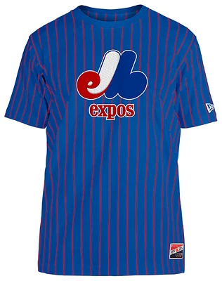 New Era Mens Montreal Expos New Era Expos OTC T-Shirt - Mens Blue/Multi Size M