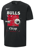 Nike Mens Nike Bulls Courtside OG Content Max 90 T-Shirt - Mens Red/Black Size XL