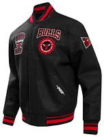 Pro Standard Bulls Wool Varsity Jacket  - Men's