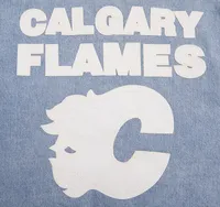Pro Standard Flames Varsity Blues Denim Jacket  - Men's