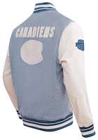Pro Standard Canadiens Varsity Blues Denim Jacket  - Men's
