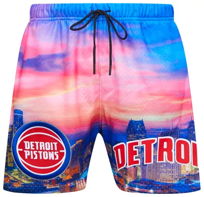 Pro Standard Tigers City Scape Mesh Shorts - Men's