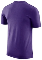 Nike Mens Toronto Raptors Short Sleeve Practice T-Shirt - Purple/White