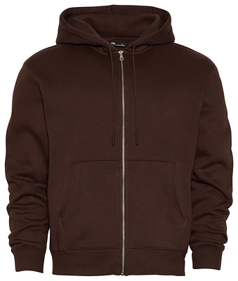 LCKR Mens LCKR Zip Hoodie - Mens Brown/Brown Size 3XL