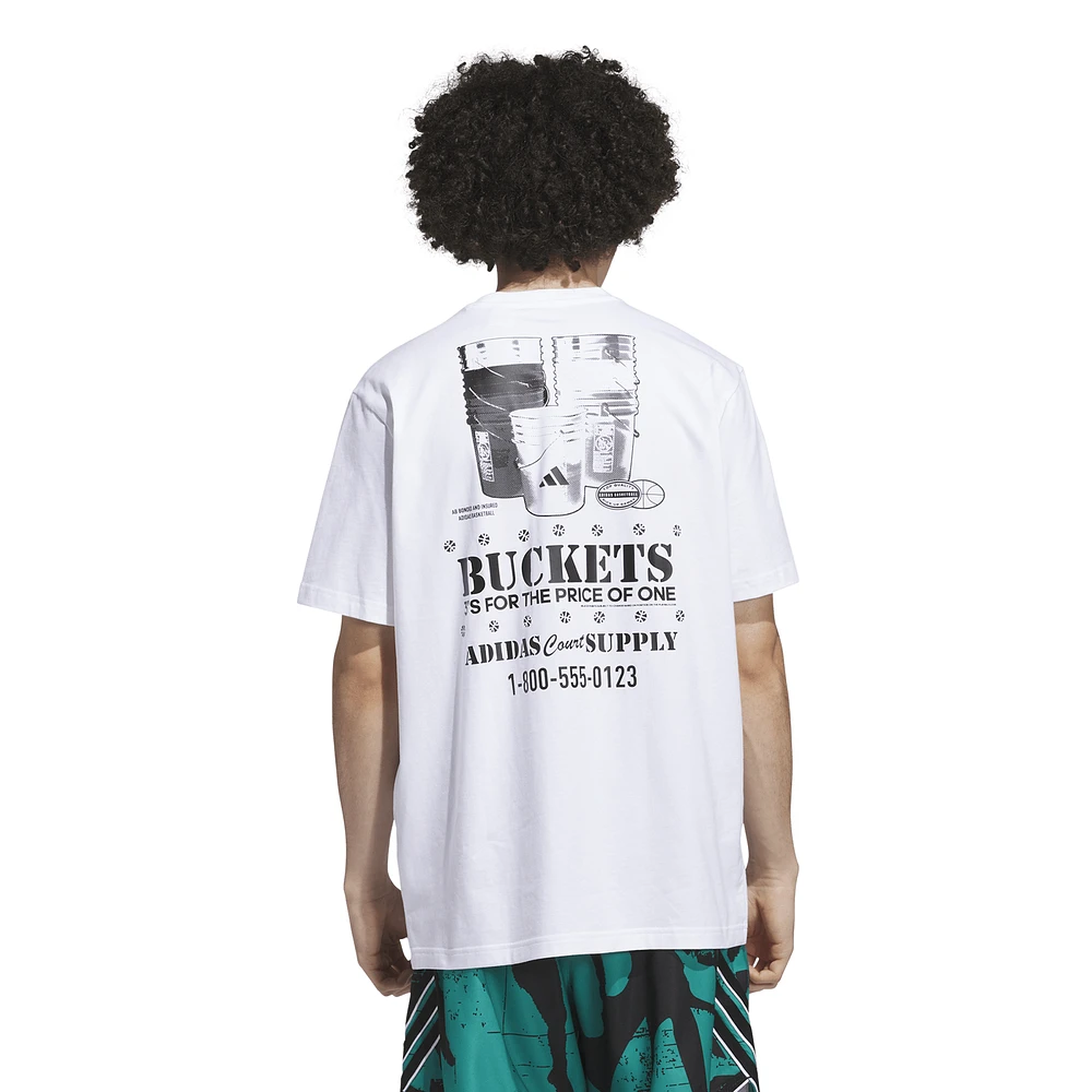 adidas Bbll Buckets T-Shirt 2  - Men's