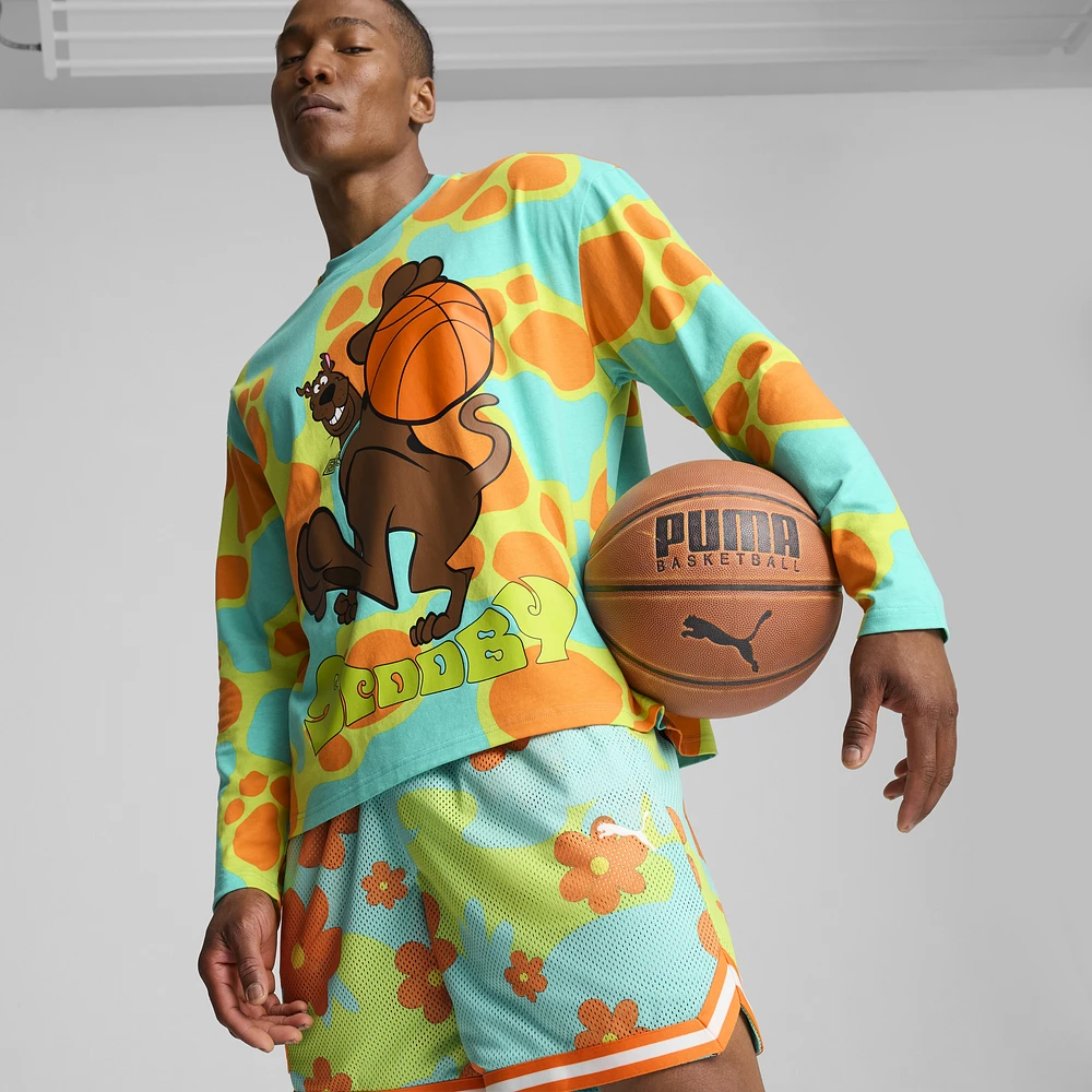 PUMA T-shirt à manches longues Hoops x Scooby Doo - Pour hommes