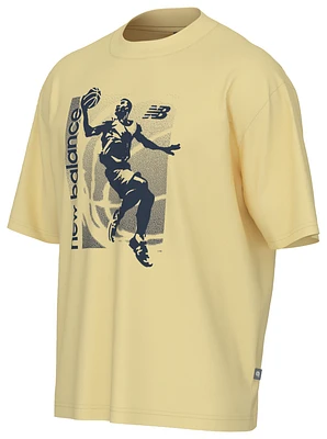 New Balance Hoops Graphic Vintage T-Shirt  - Men's