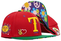 Pro Standard Pro Standard Rangers Peace & Love Snapback Hat - Adult Red Size One Size