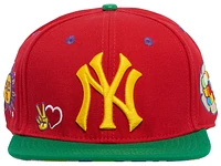 Pro Standard Pro Standard Yankees Peace & Love Snapback Hat - Adult Red Size One Size