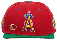 Pro Standard Pro Standard Angels Peace & Love Snapback Hat - Adult Red Size One Size