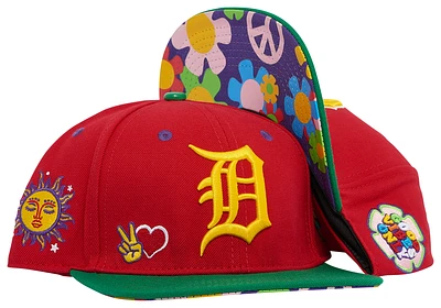 Pro Standard Pro Standard Tigers Peace & Love Snapback Hat - Adult Red Size One Size