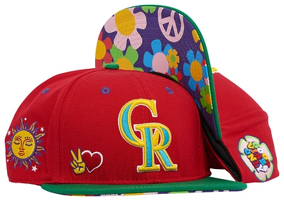 Pro Standard Rockies Peace & Love Snapback Hat - Adult