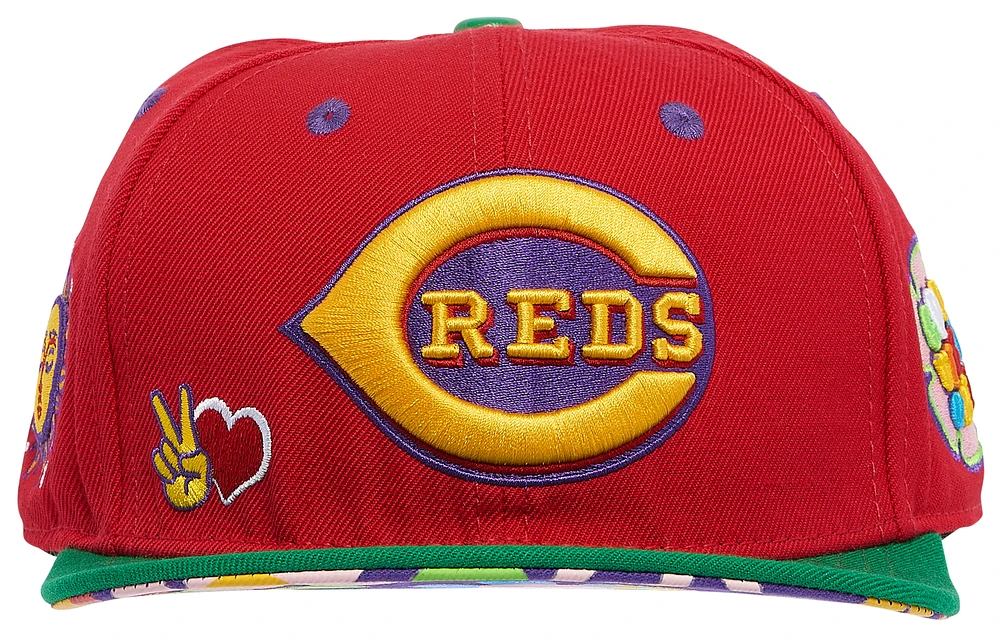 Pro Standard Pro Standard Reds Peace & Love Snapback Hat - Adult Red Size One Size