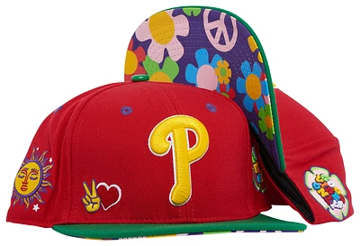 Pro Standard Pro Standard Red Sox Peace & Love Snapback Hat - Adult Red Size One Size