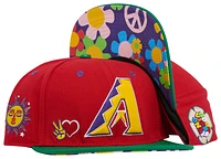 Pro Standard Pro Standard Diamondbacks Peace & Love Snapback Hat - Adult Red Size One Size
