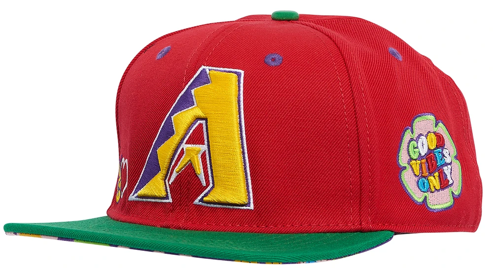 Pro Standard Pro Standard Diamondbacks Peace & Love Snapback Hat - Adult Red Size One Size