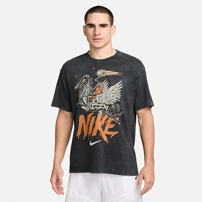 Nike Mens M90 OC2 T-Shirt - Black/Multi/Orange