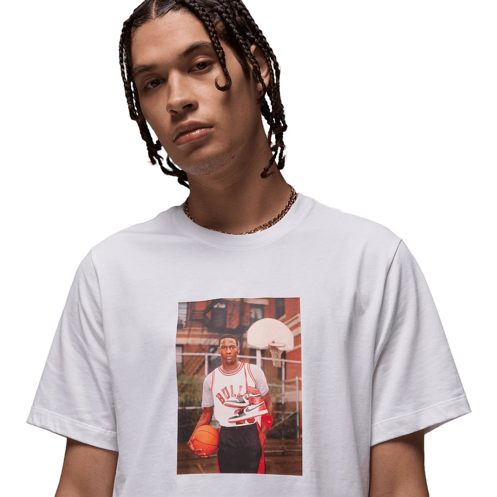 Jordan Brand Photo Short Sleeve Crew  - Men's