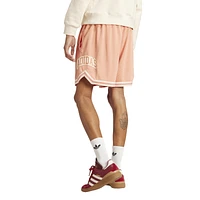 adidas Originals Mens adidas Originals Varsity Mesh Shorts - Mens Pink/Beige Size XL