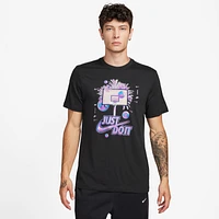 Nike Mens Nike Photo SU24 T-Shirt - Mens Black/Pink Size XXL