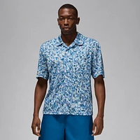 Jordan Mens Essential Poolside AOP Top - Blue/Blue