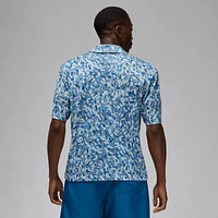 Jordan Mens Essential Poolside AOP Top - Blue/Blue