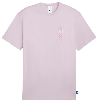PUMA Mens X Playstation Elevated T-Shirt - Grape Mist